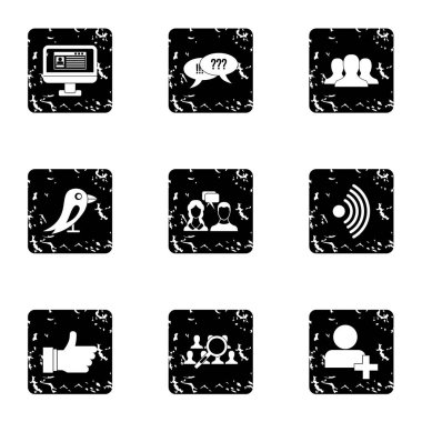 E-posta kutsal kişilerin resmi hazır, grunge tarzı