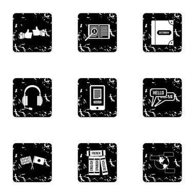 Diller simgeler kümesi, grunge tarzı