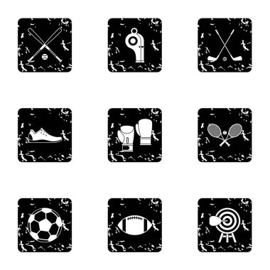 Spor simgeler kümesi, grunge tarzı şeyler