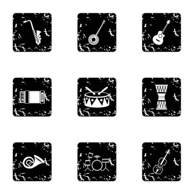 Müzik simgeler kümesi, grunge tarzı için Araçlar