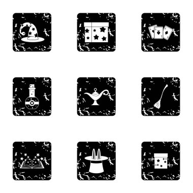 Sihirli simgeler kümesi, grunge tarzı