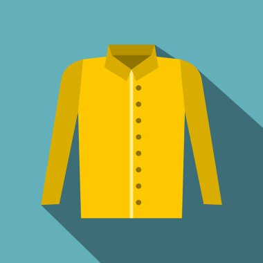 Gömlek simgesini, düz stil