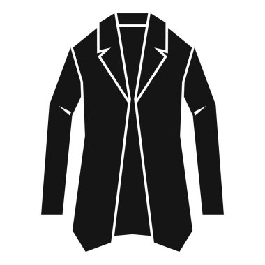 Ceket simgesi, basit tarzı