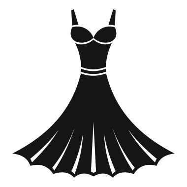 Elbise simgesi, basit tarzı