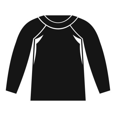 Spor ceket, simge, basit tarzı