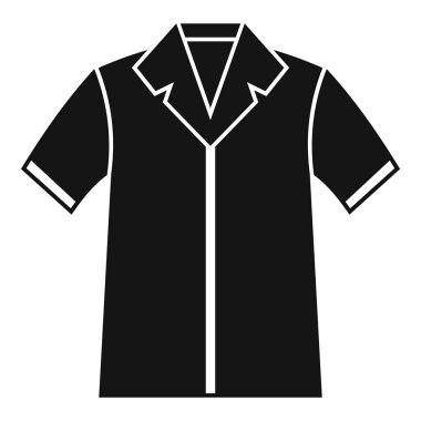 Gömlek polo simgesi, basit tarzı