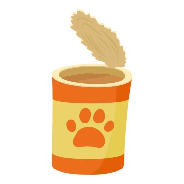 Köpek kutusu simgesini, karikatür tarzı