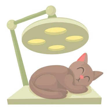 Vetklinik simgesi, karikatür tarzı