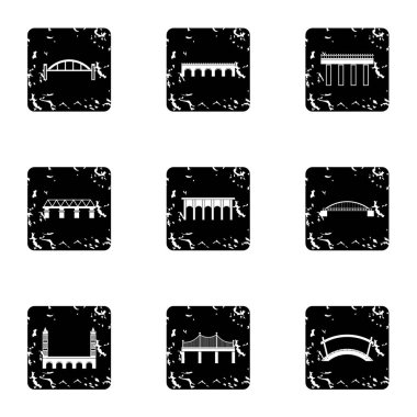 Nehir Icons set geçiş için tesis