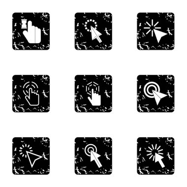 Ok simgeleri hazır, grunge tarzı