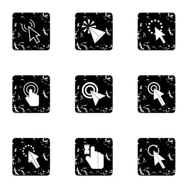 İmleç simgeler kümesi, grunge tarzı