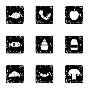 Brunch simgeler kümesi, grunge tarzı