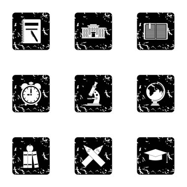 Okul simgeler kümesi, grunge tarzı
