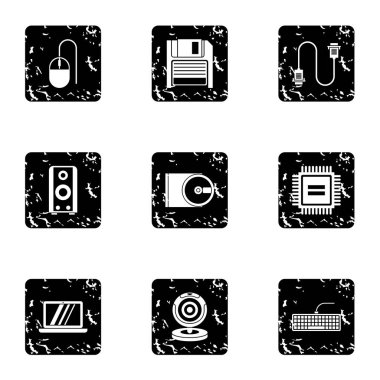 Bilgisayar simgeler kümesi, grunge tarzı