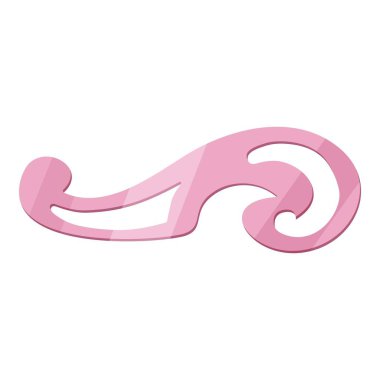 Desen simgesi dikiş, karikatür tarzı