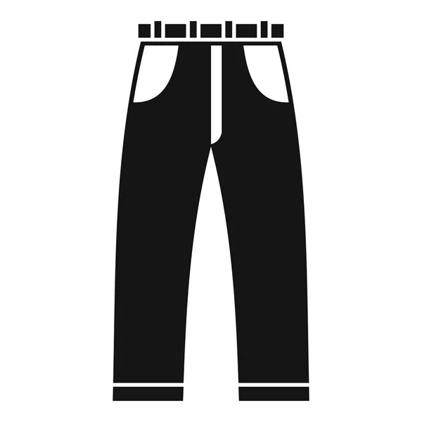 Ícone de jeans, estilo simples — Vetor de Stock