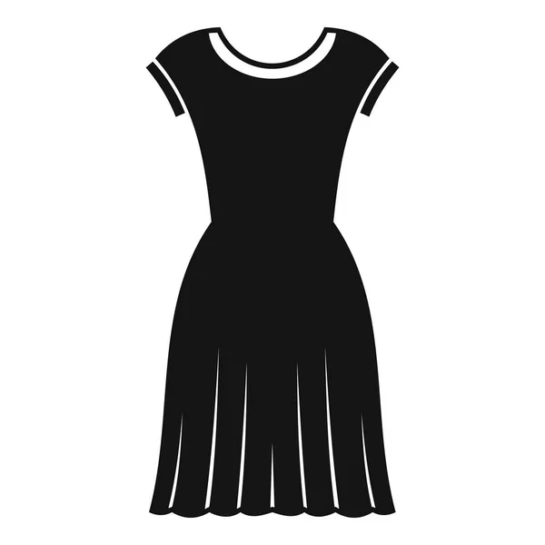 Icono de vestido de mujer, estilo simple — Vector de stock