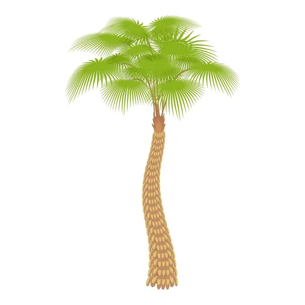 Grote palm tree pictogram, cartoon stijl — Stockvector