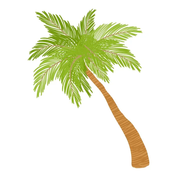 Icône palmier date, style dessin animé — Image vectorielle