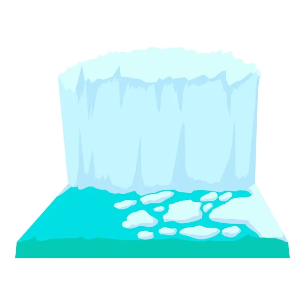 Iceberg icon, cartoon style — Stock Vector