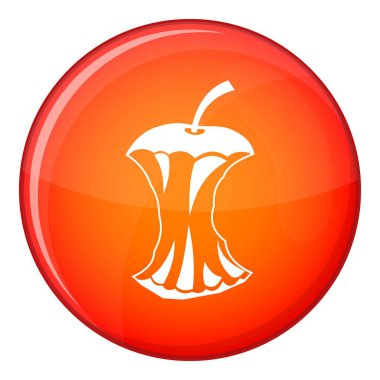 Elma Çekirdeği simgesi, düz stil