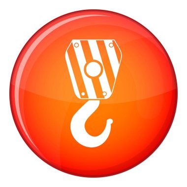 Turna kancası simgesi, düz stil