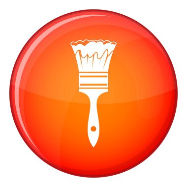 boya fırçası simgesi, düz stil