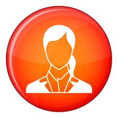 Kadın simgesi, düz stil