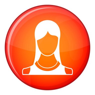 Kadın simgesi, düz stil