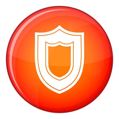 Kalkan kutsal kişilerin resmi, düz stil