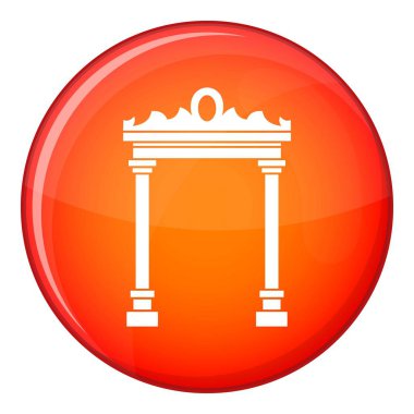 Kemer simgesi, düz stil