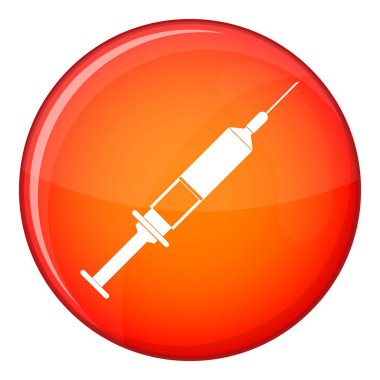 Şırınga simgesi, düz stil