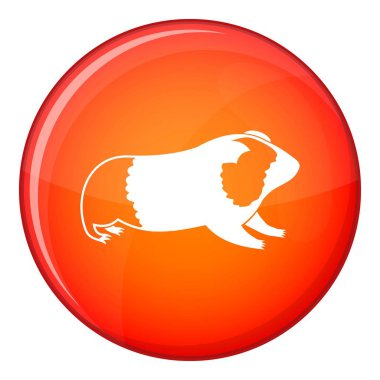 Hamster simgesi, düz stil