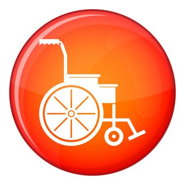 Tekerlekli sandalye simgesi, düz stil