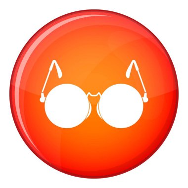 Gözlük kör simgesi, düz stil