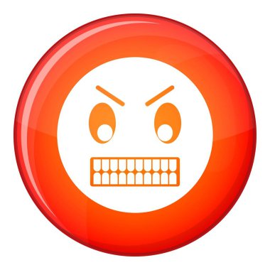 Kızgın surat, düz stil