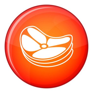 Biftek simgesi, düz stil