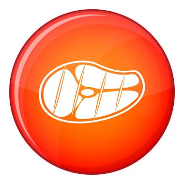 Biftek simgesi, düz stil