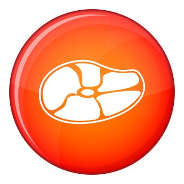 Biftek simgesi, düz stil