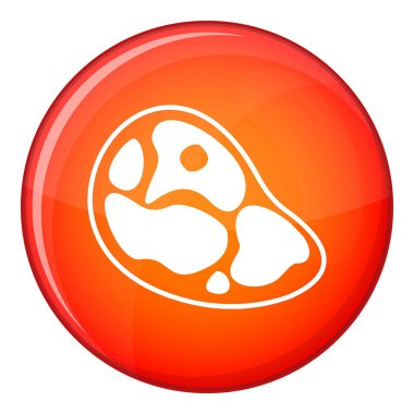 Biftek simgesi, düz stil