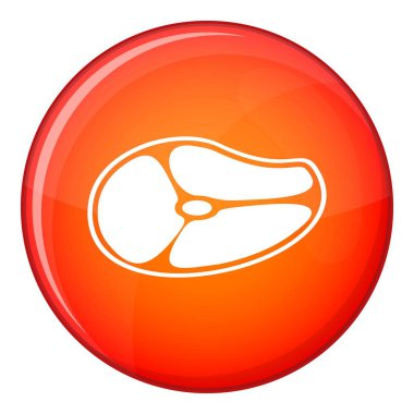 Biftek simgesi, düz stil