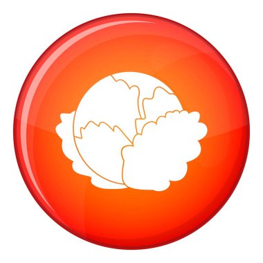 Lahana simgesi, düz stil