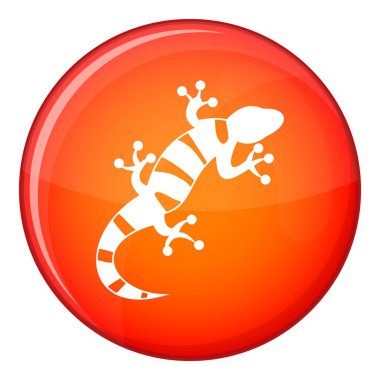 Kertenkele simgesi, düz stil