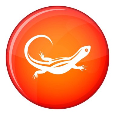 Kertenkele simgesi, düz stil