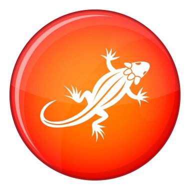 Kertenkele simgesi, düz stil