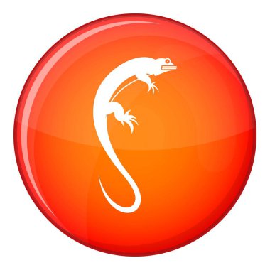 Kertenkele simgesi, düz stil