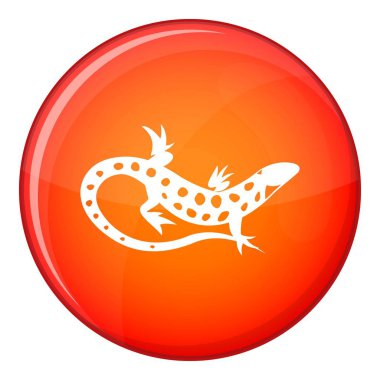 Kertenkele simgesi, düz stil