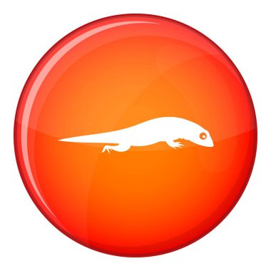 Kertenkele simgesi, düz stil