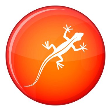 Kertenkele simgesi, düz stil