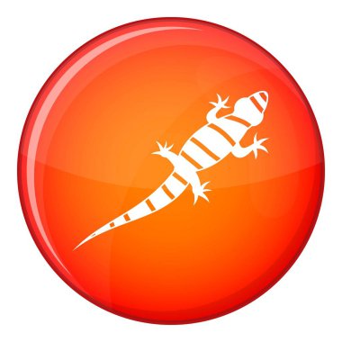 Kertenkele simgesi, düz stil